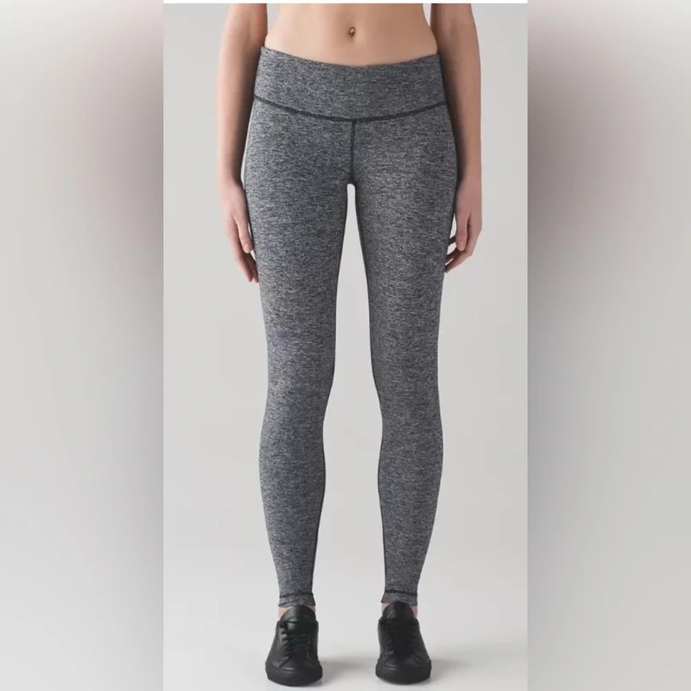 Lululemon Wunder Charcoal Leggings Size 4